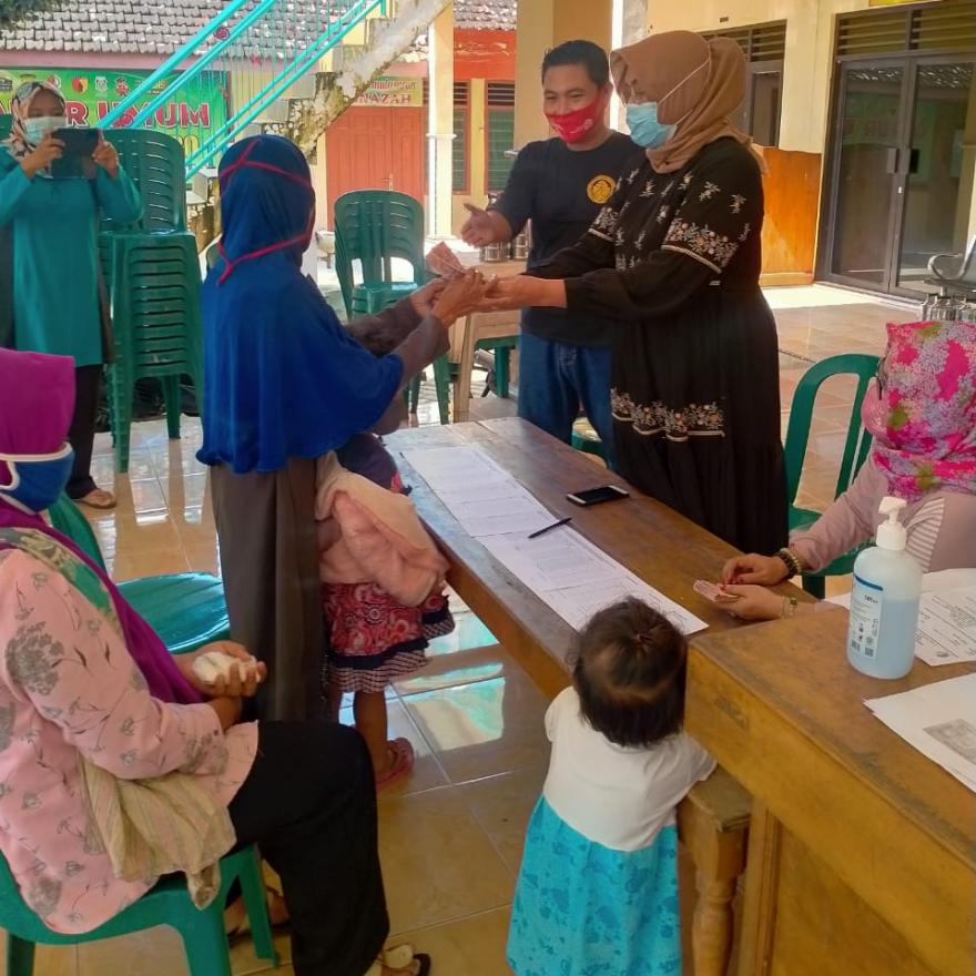 Pembagian BLT DD tahun anggaran 2021 Tahap I