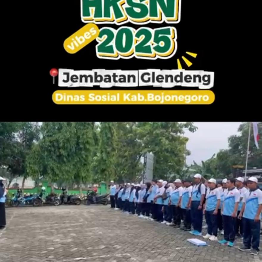 Rangkaian Hari Kesetiakawanan Sosial Nasional Dinas Sosial di Desa Kalirejo