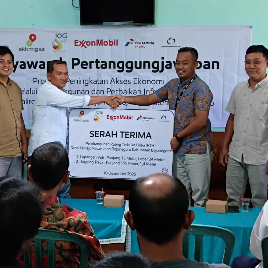 Musyawarah Pertanggungjawaban Program Peningkatan Akses Ekonomi melalui Pembangunan Infrastruktur